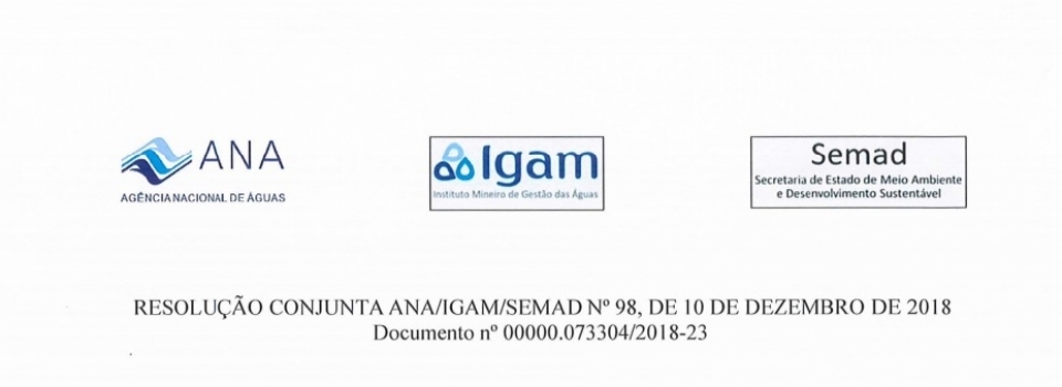 MG firma cooperação com ANA para aprimorar gestão de recursos hídricos