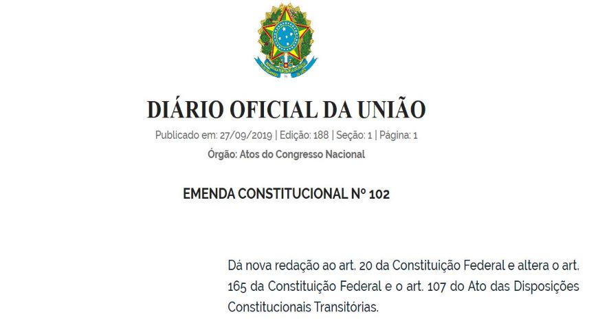Emenda Constitucional muda regra de CFEM