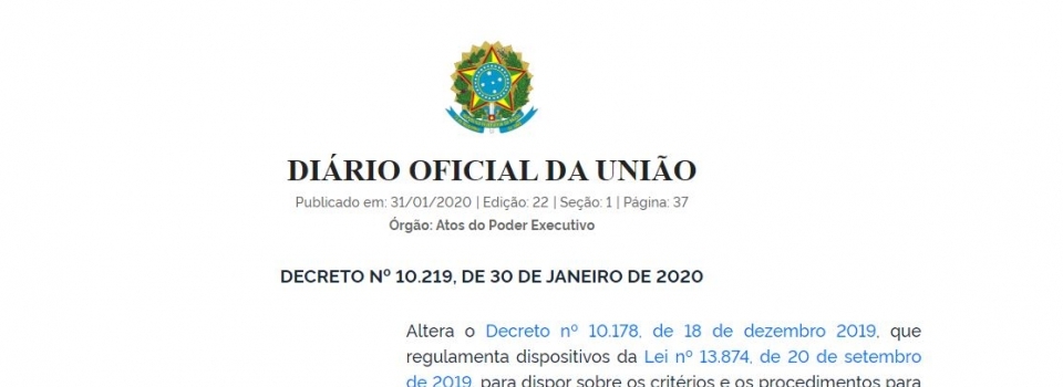 Publicado novo Decreto sobre a classificação de risco de atividades