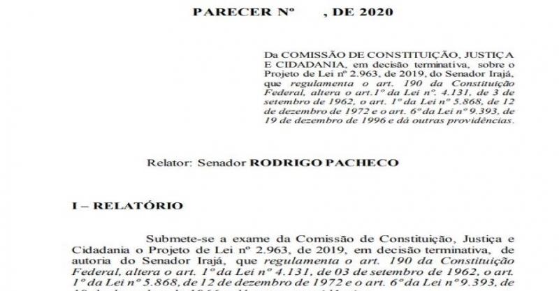 Relator Da Ccj Apresenta Parecer Ao Projeto De Lei Que Regulamenta