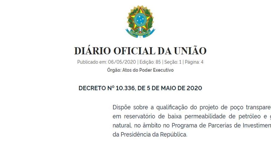 Projeto de poço transparente é qualificado para PPI