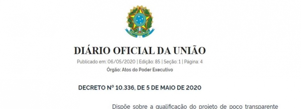 Projeto de poço transparente é qualificado para PPI