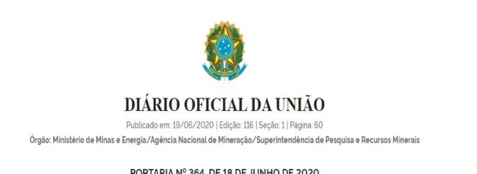 Portaria delega competências aos integrantes da estrutura administrativa da ANM subordinados à SRM